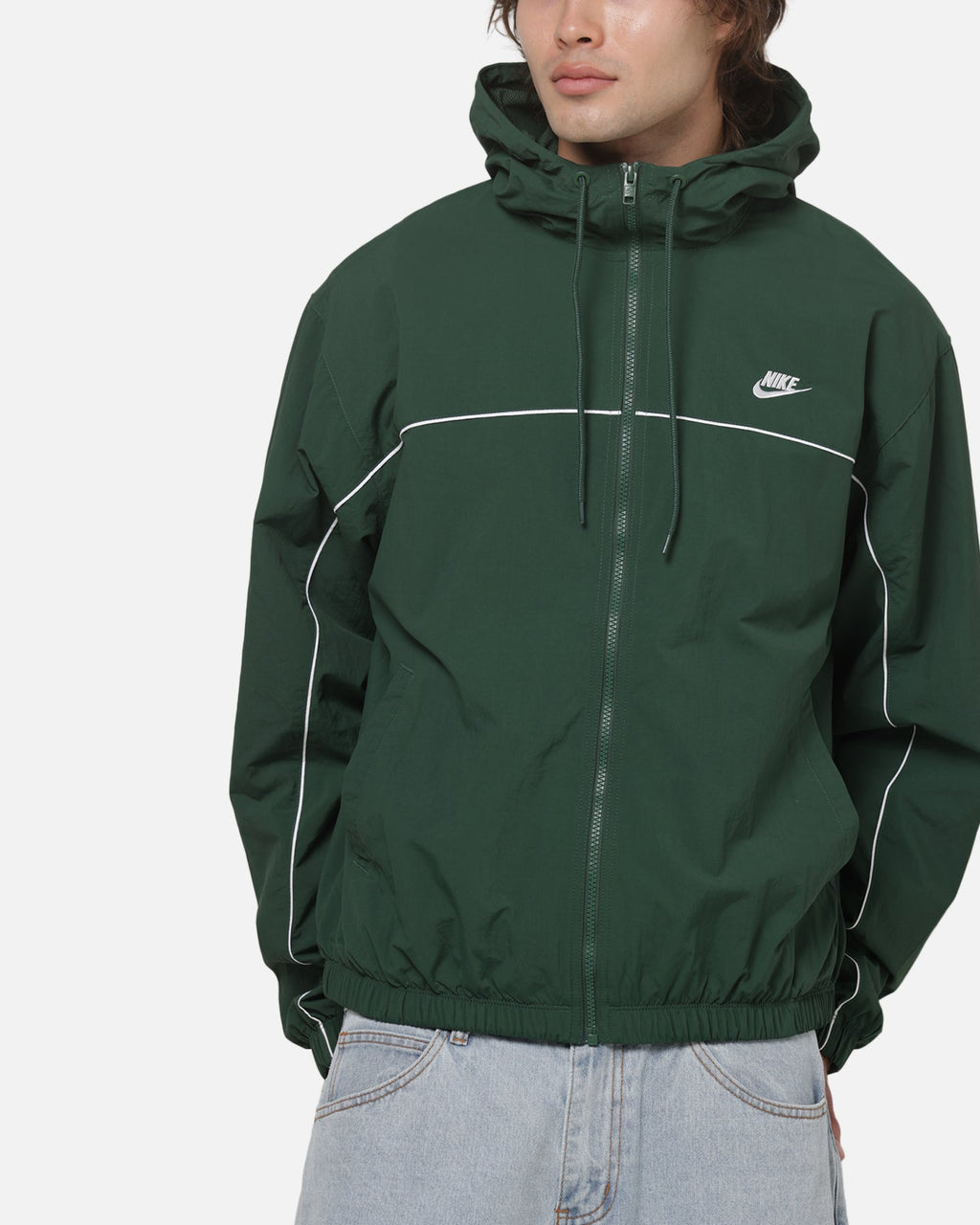 Top Seller Nike Club Athlete Hooded Jacket Forest Green
