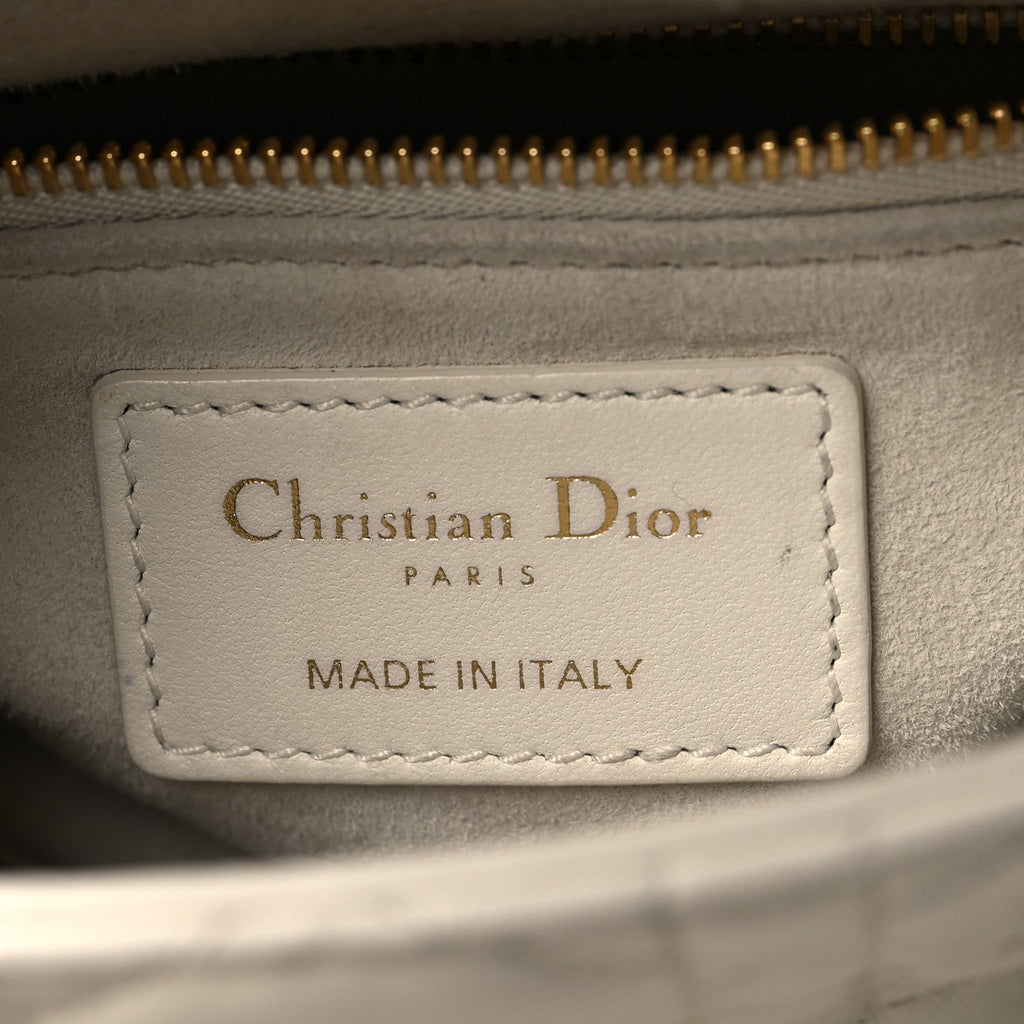 Lambskin Cannage Small My ABCDior Lady Dior Latte AT My store