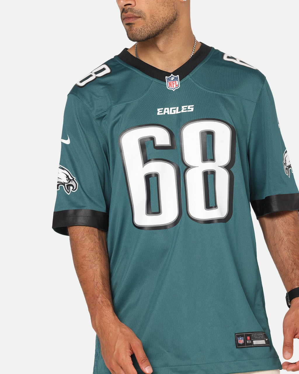 Top Seller Nike Philadelphia Eagles Jordan Mailata #68 Home Game NFL Jersey Teal