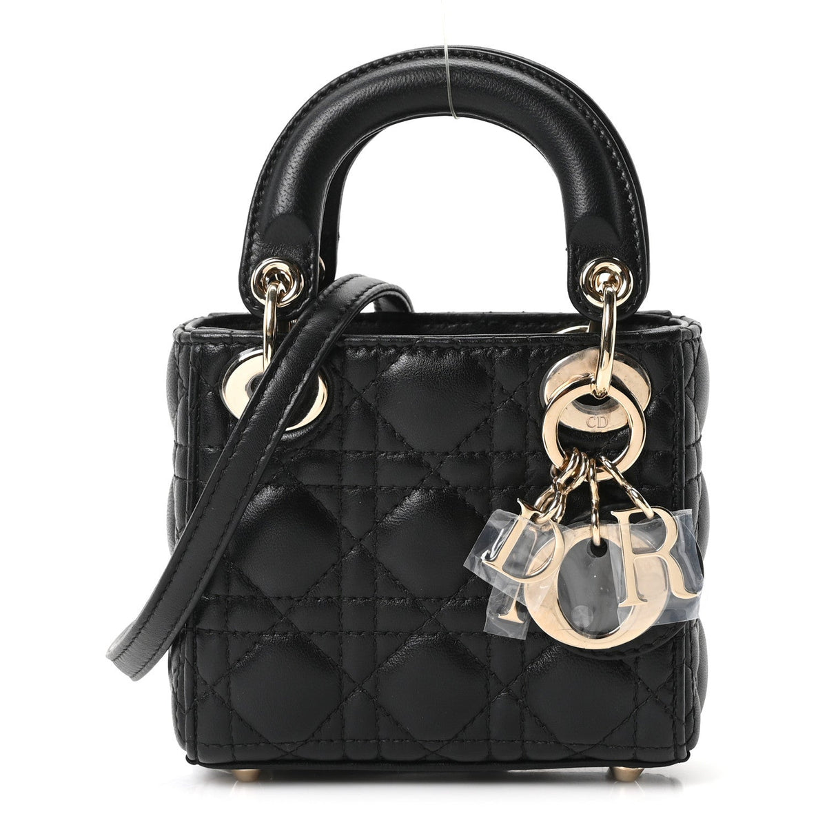 Lambskin Cannage Micro Lady Dior Black AT My store