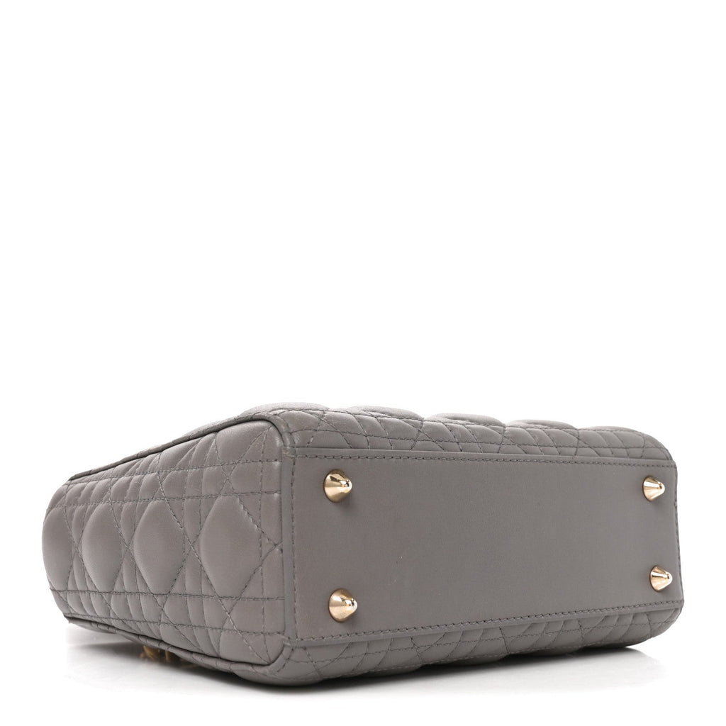 Lambskin Cannage Small My ABCDior Lady Dior Grey AT My store