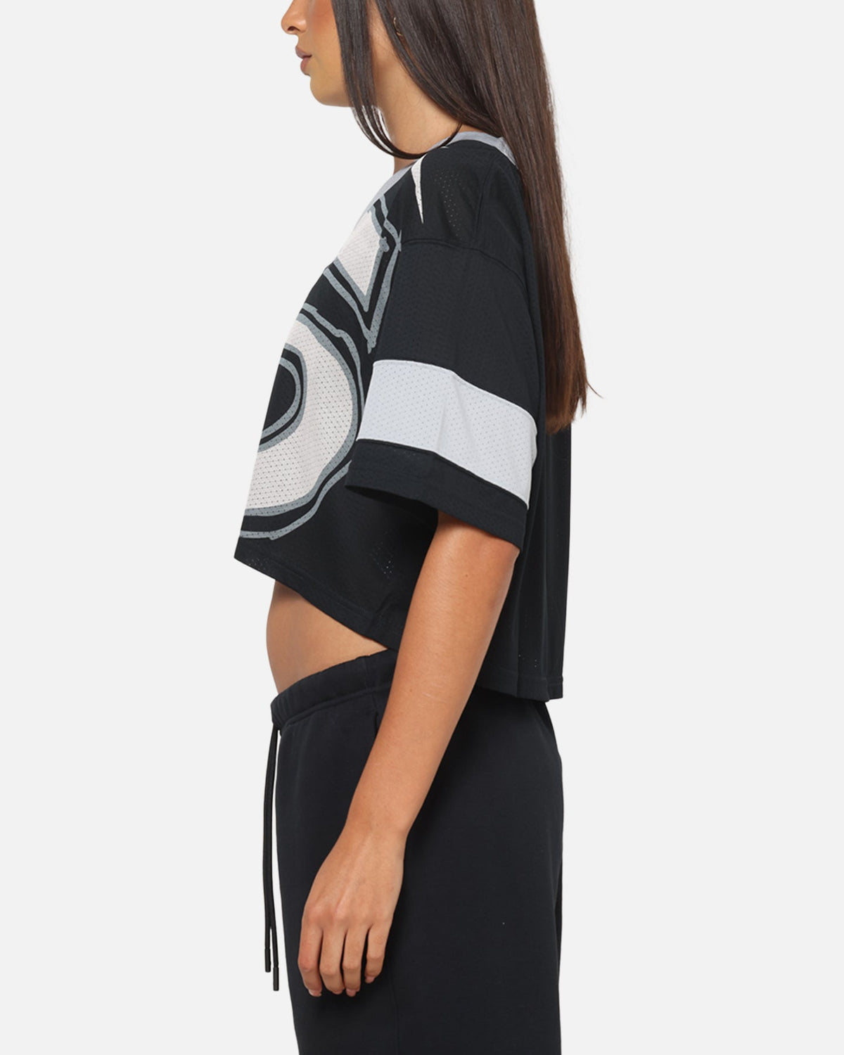 Top Seller Nike Women's Sportswear Cropped Jersey Black/Grey