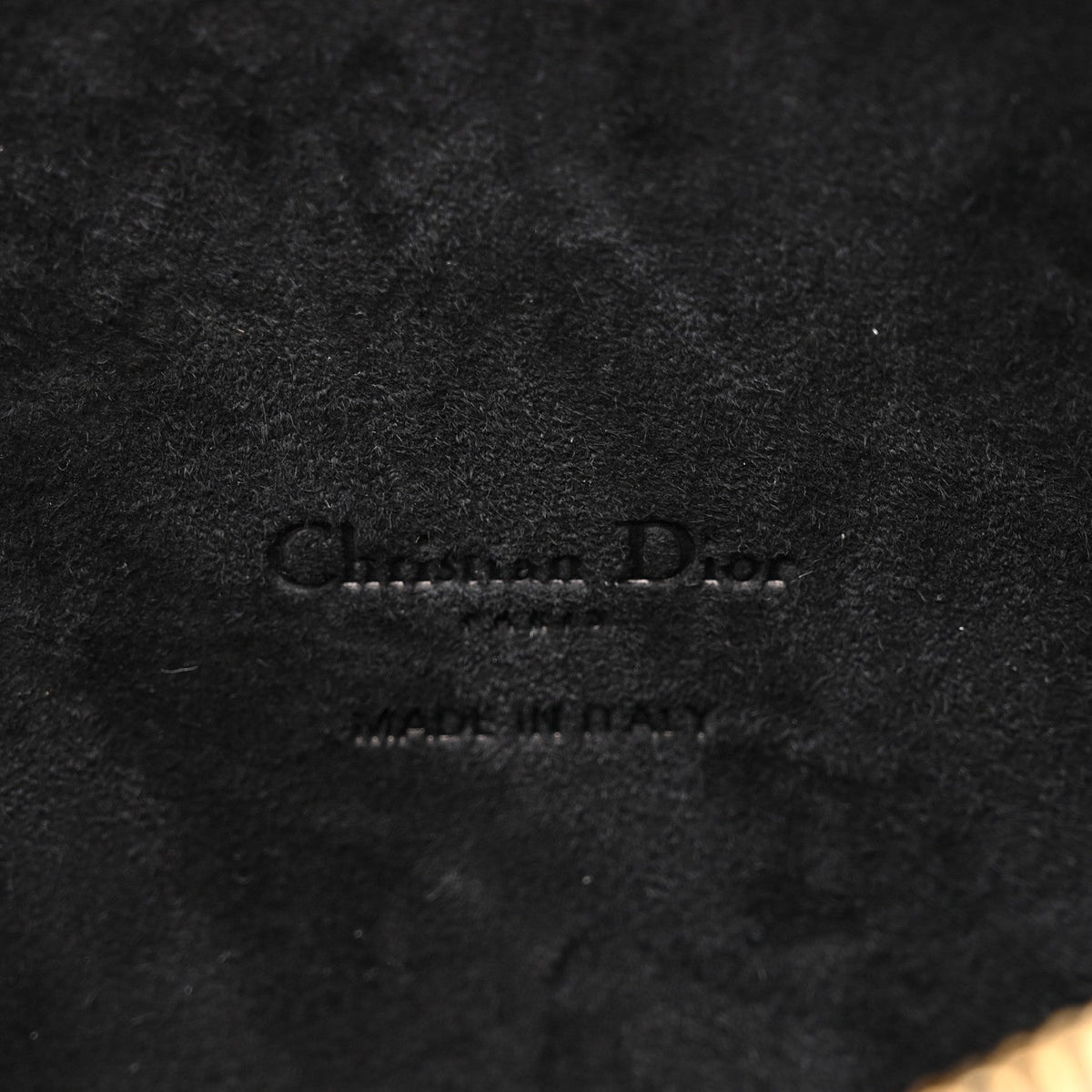 Grained Calfskin Caro Double Pouch Black AT My store