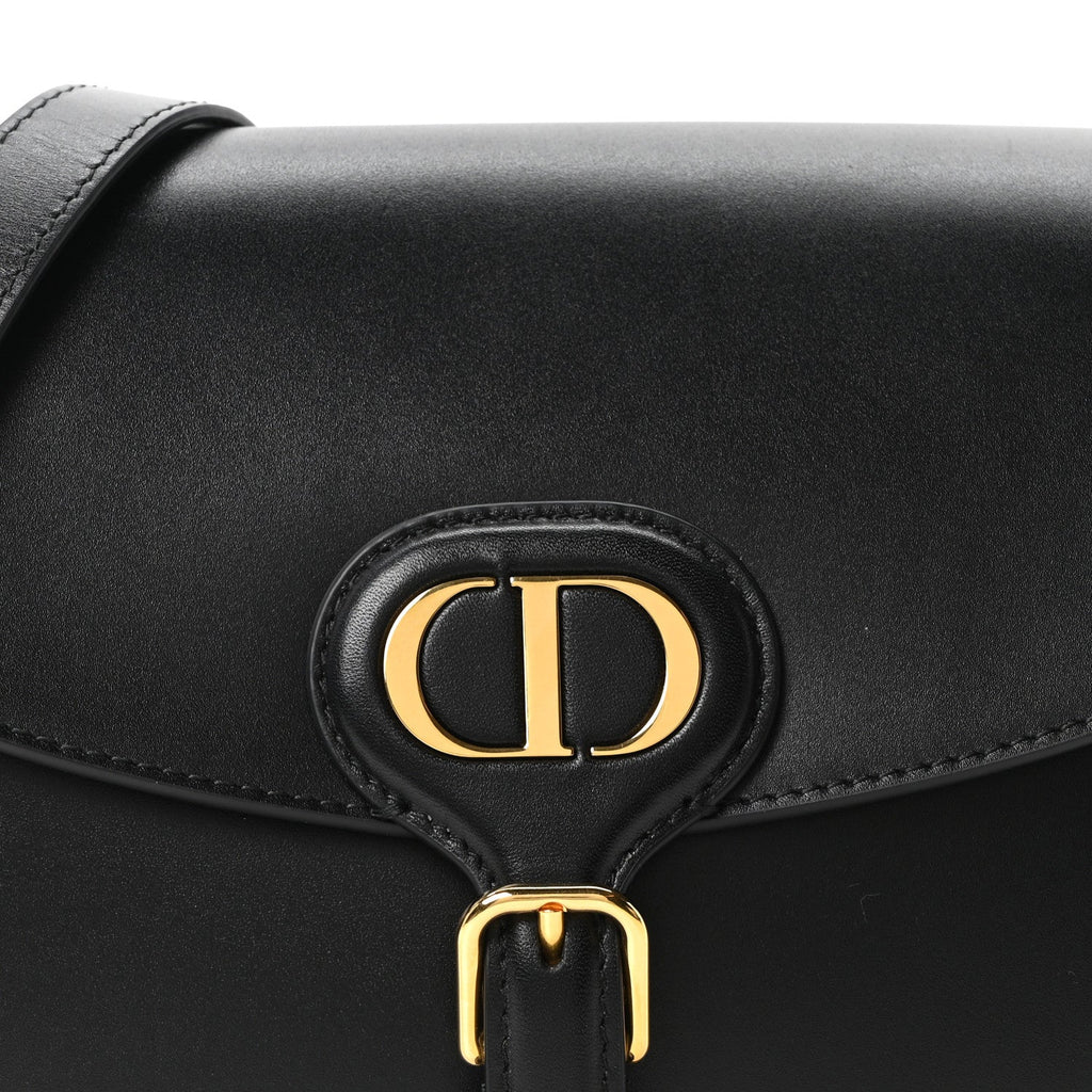 Box Calfskin Medium Bobby Flap Black AT My store