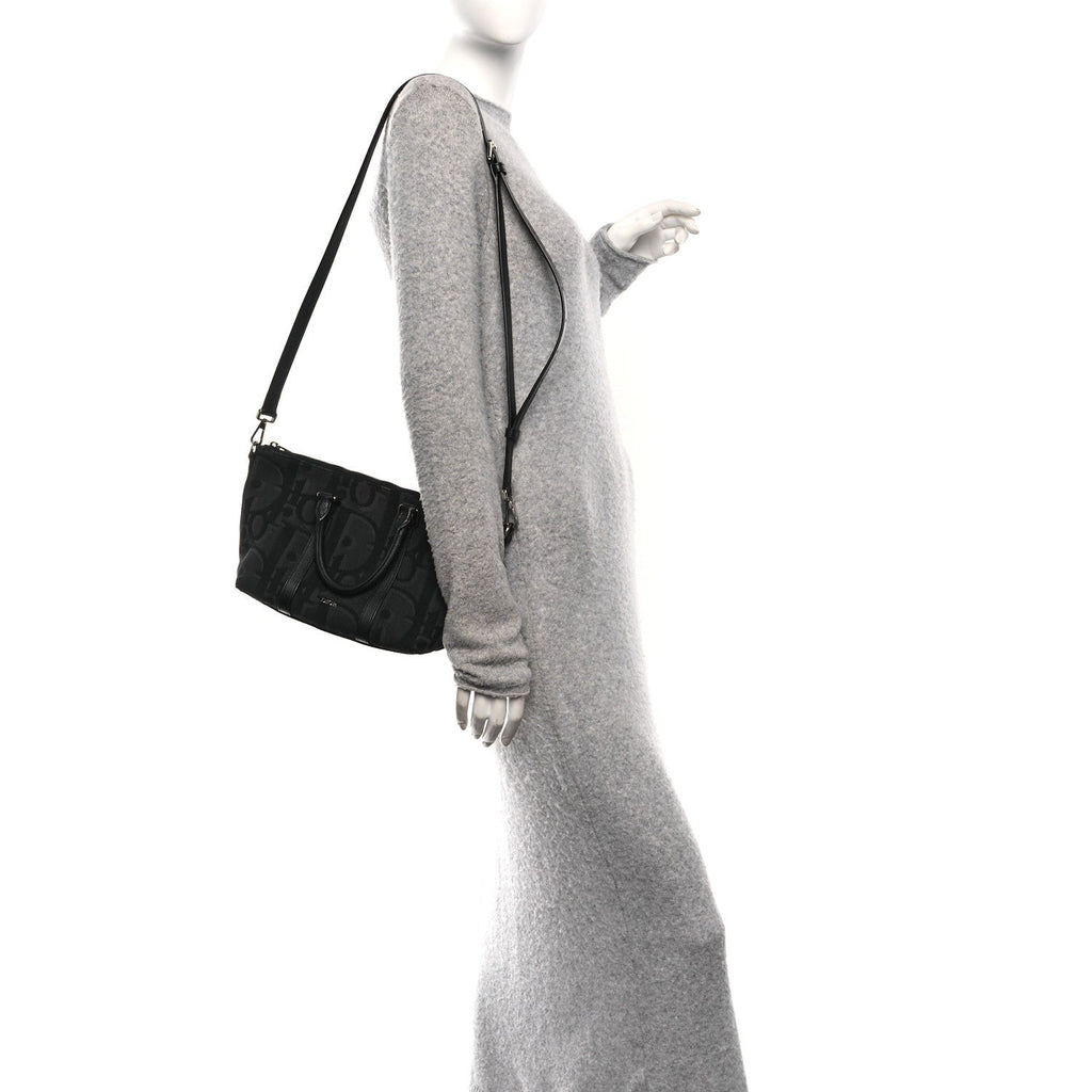 Maxi Oblique Jacquard Weekender 25 Black AT My store