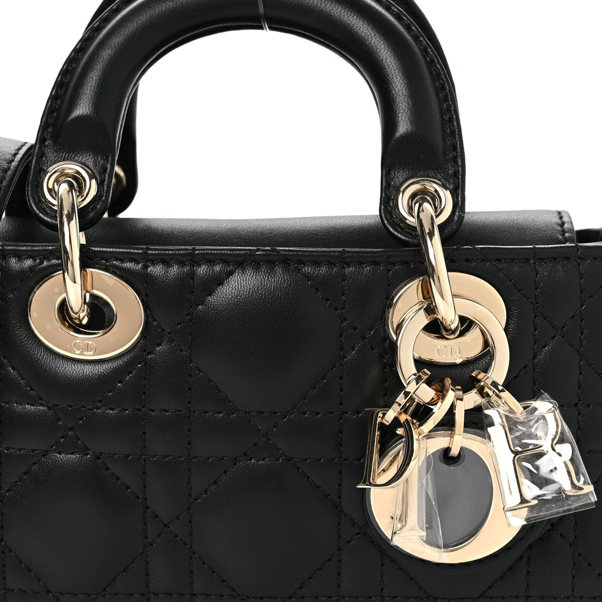 Lambskin Cannage Micro Lady D-Joy Black AT My store