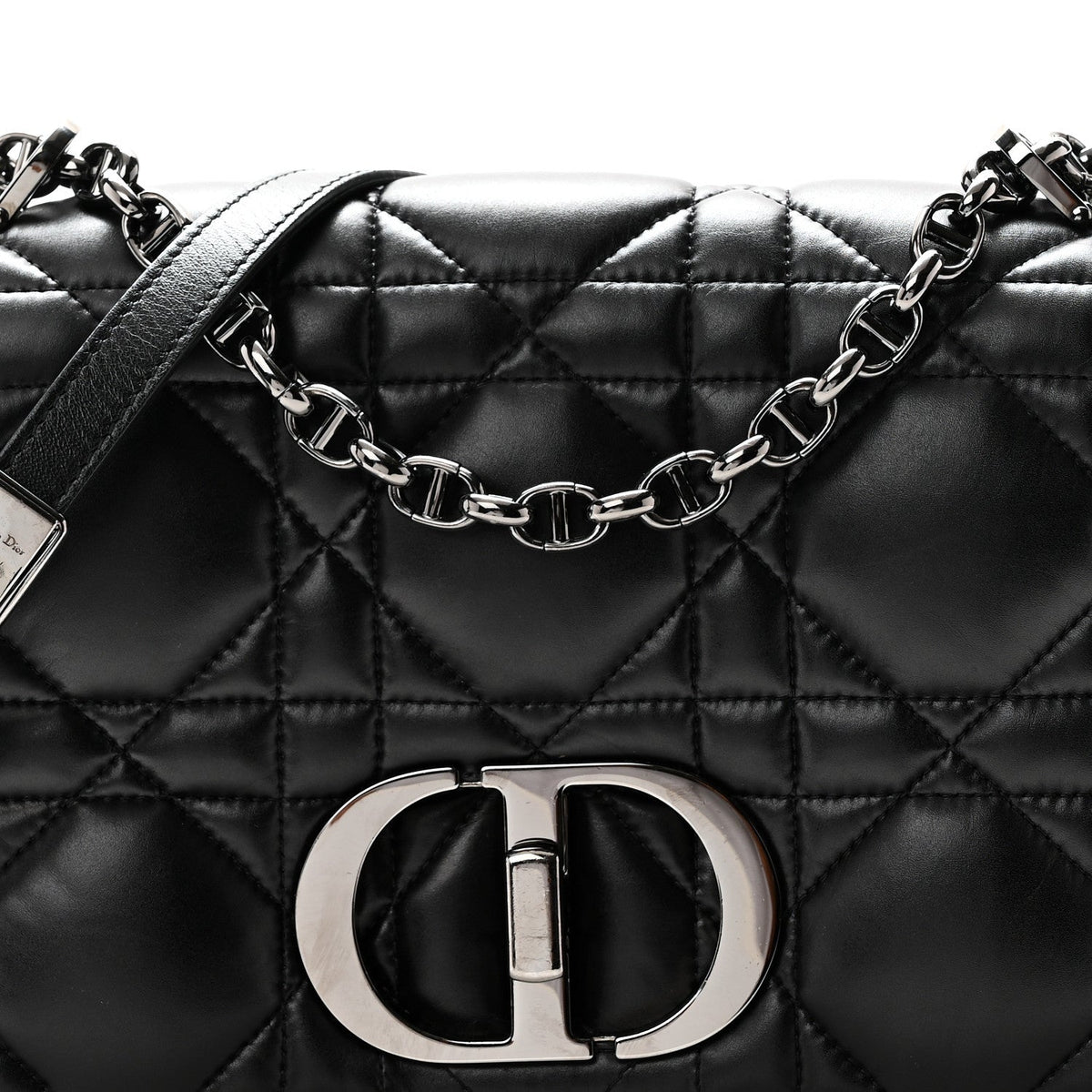 Calfskin Macrocannage Large Caro Bag Black AT My store