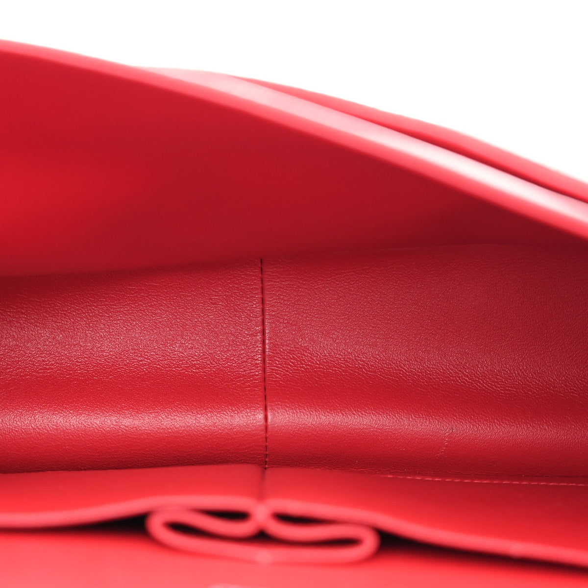 Caviar Quilted Jumbo Double Flap Red At My store
