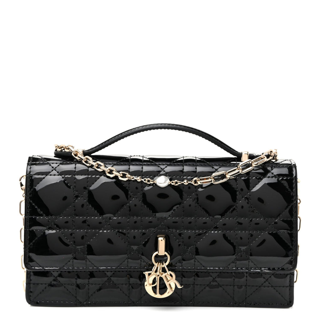 Patent Cannage Mini My Dior Bag Black AT My store