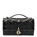 Patent Cannage Mini My Dior Bag Black AT My store