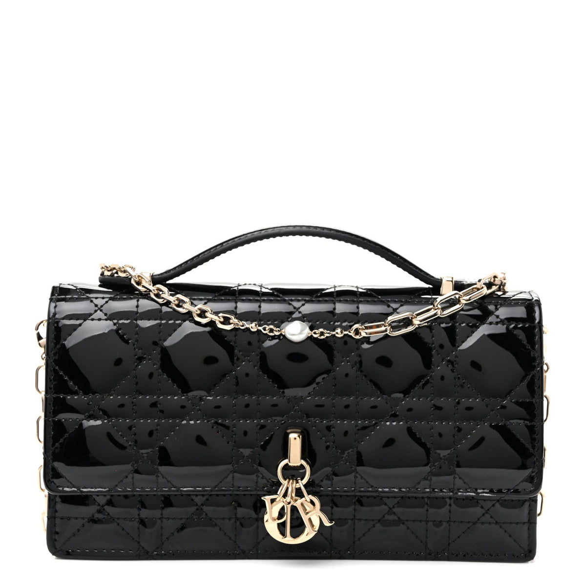 Patent Cannage Mini My Dior Bag Black AT My store