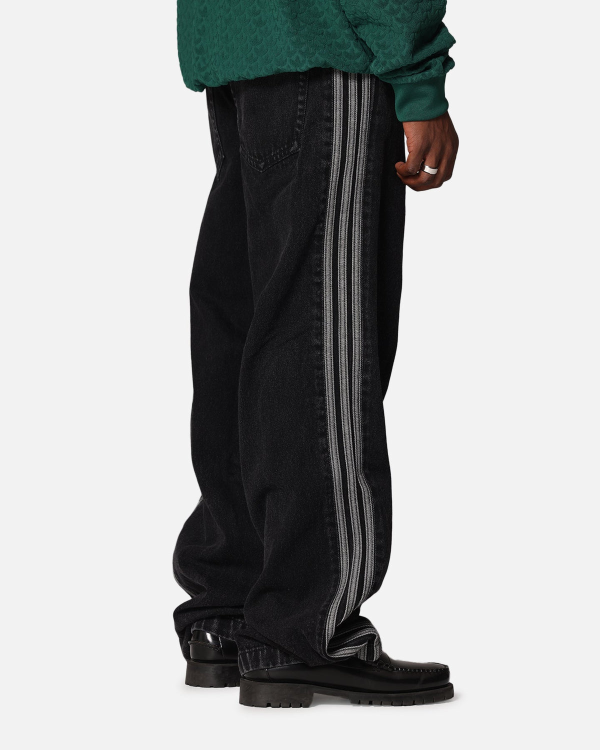 Best-Selling Adidas Adicolor Denim Firebird Pants True Black