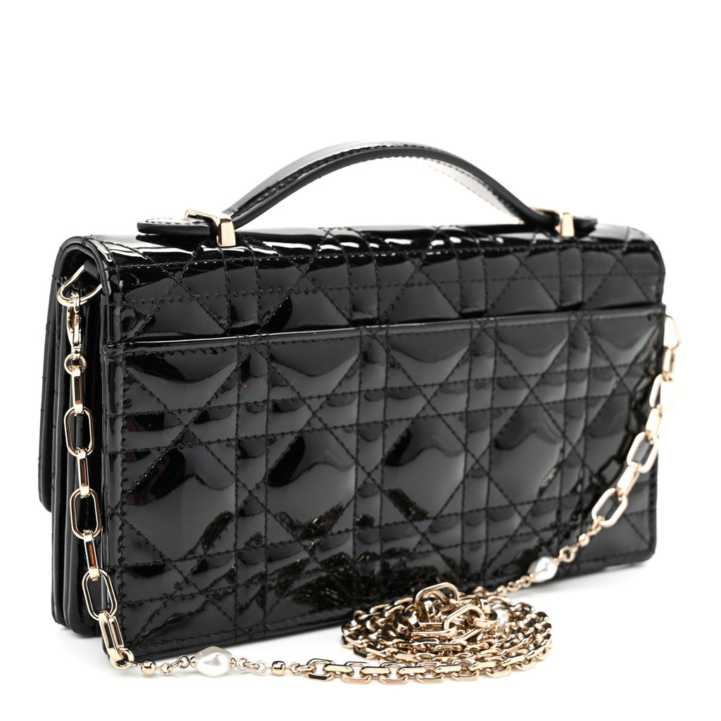 Patent Cannage Mini My Dior Bag Black AT My store
