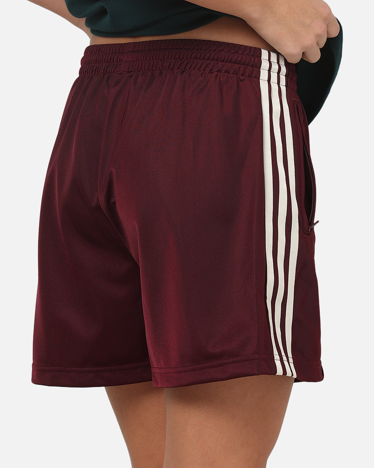 Best-Selling Adidas Women's Firebird Shorts Maroon/Cream