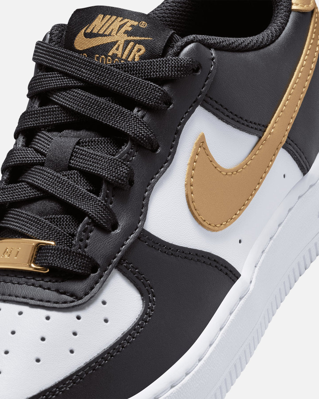 Top Seller Nike Kids' Air Force 1 (GS) Black/Metallic Gold
