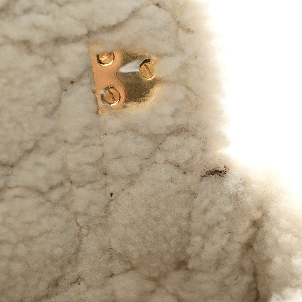 Shearling Cannage Large Caro Bag Camel AT My store