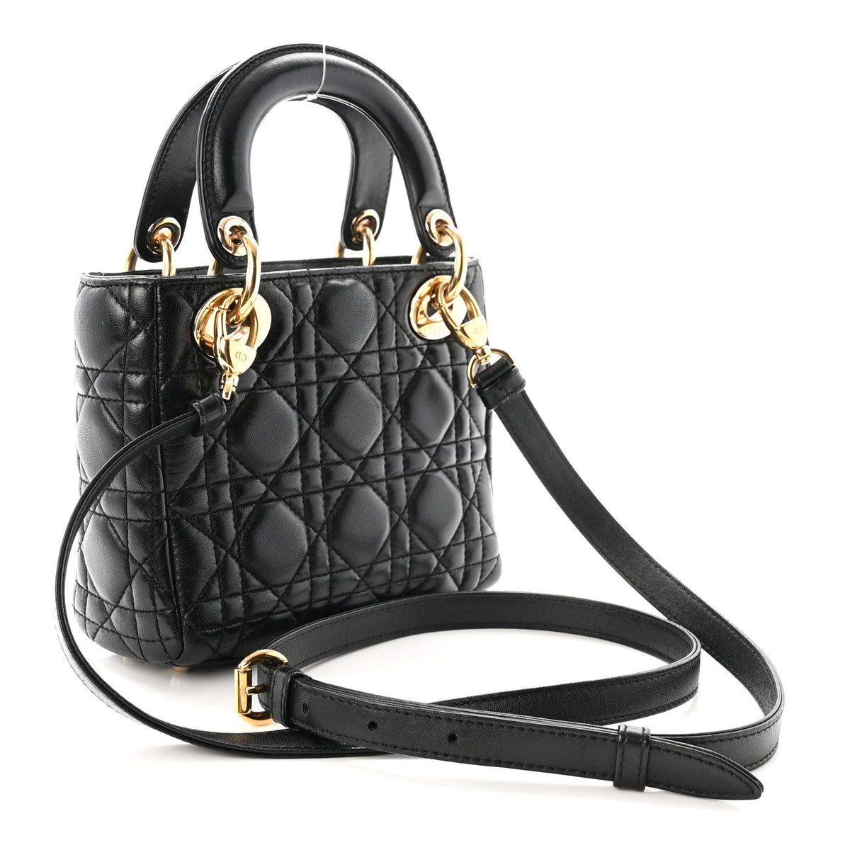 Lambskin Cannage Mini Lady Dior Black AT My store
