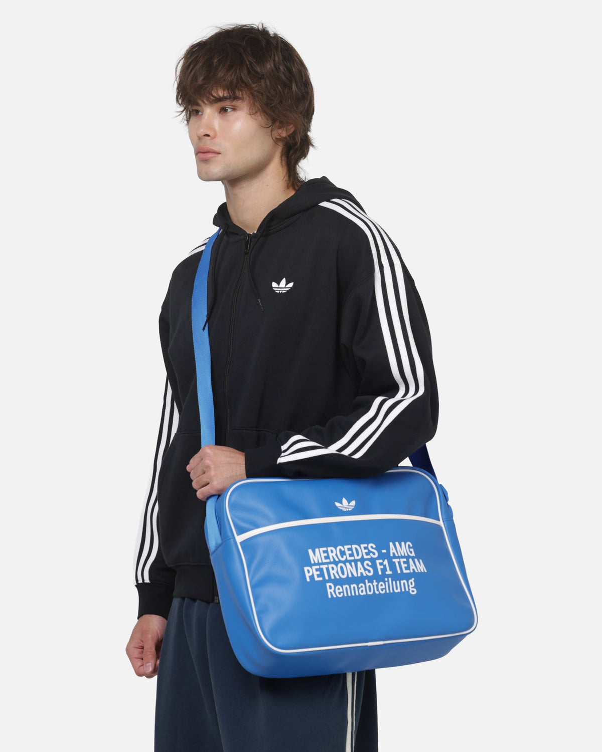 Best-Selling Adidas X Mercedes AMG Petronas Formula 1 Team Blue Wonder Bag Bluebird