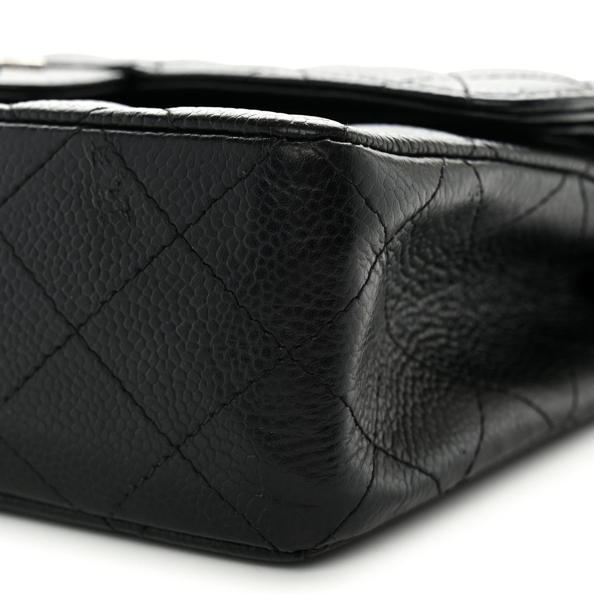 Caviar Quilted Small Double Flap Black At My store