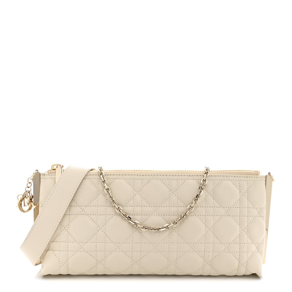 Lambskin Cannage Dior Club Bag  Dusty Ivory AT My store