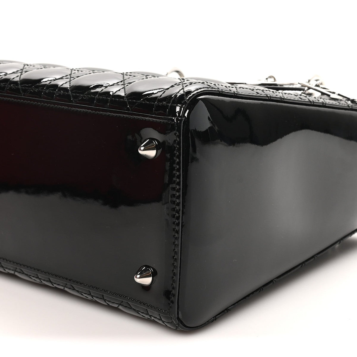 Patent Cannage Medium Lady Dior Black AT My store