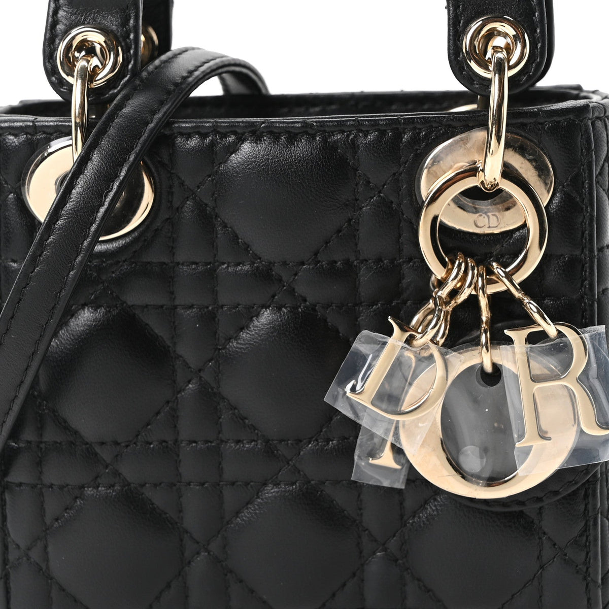 Lambskin Cannage Micro Lady Dior Black AT My store