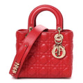 Lambskin Cannage Small My ABCDior Lady Dior Red AT My store