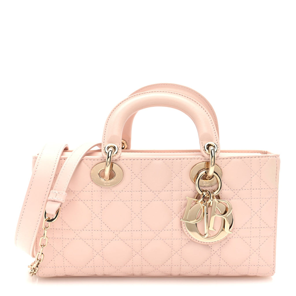Lambskin Cannage Medium Lady D-Joy Powder Pink AT My store