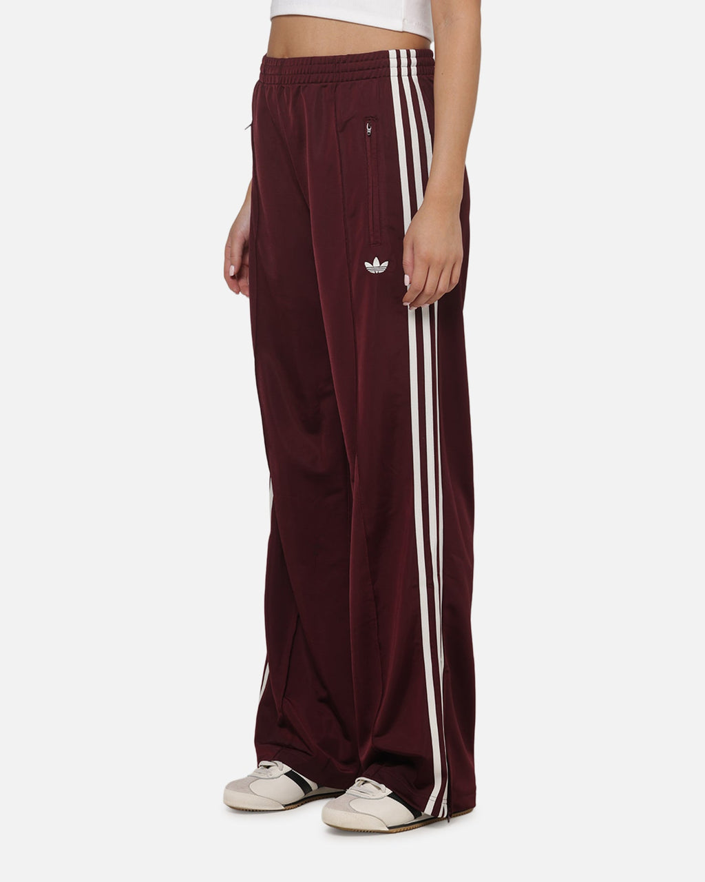 Best-Selling Adidas Women's Firebird Trackpants Maroon/Cream