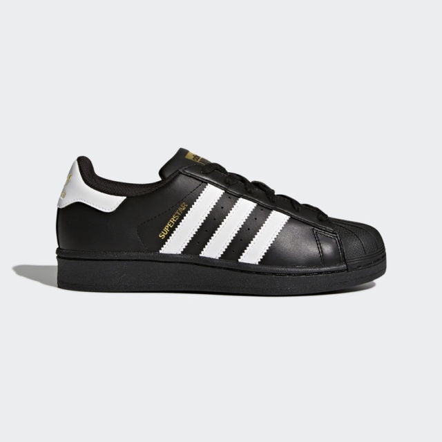 New Arrival Adidas Original SUPERSTAR FOUNDATION Junior - CBLACK/FTWWHT/CBLACK/NOIESS/FTWBLA/NOIESS