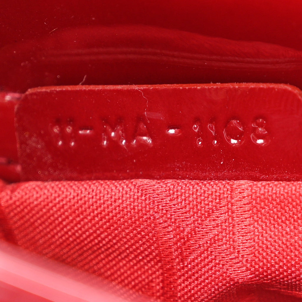 Patent Cannage Mini Lady Dior Red AT My store