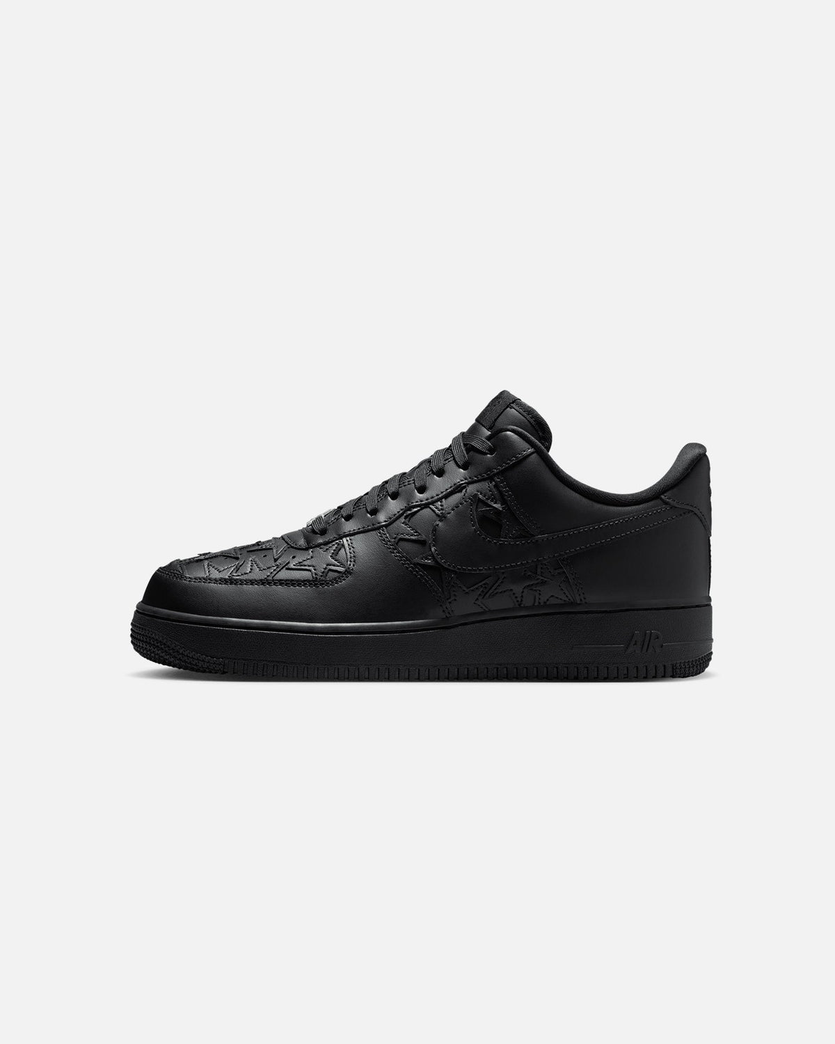 Top Seller Nike Air Force 1 '07 Edge Black/Black-Metallic Silver