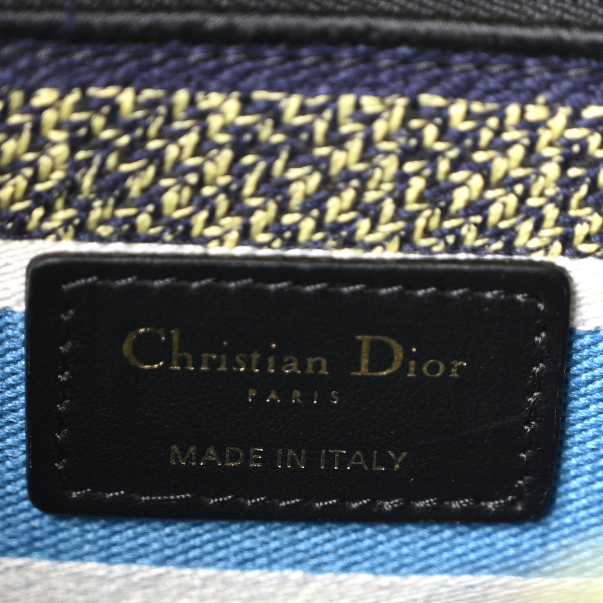 Canvas D-Constellation Embroidered Medium Lady D-Lite Bleu Multicolor AT My store