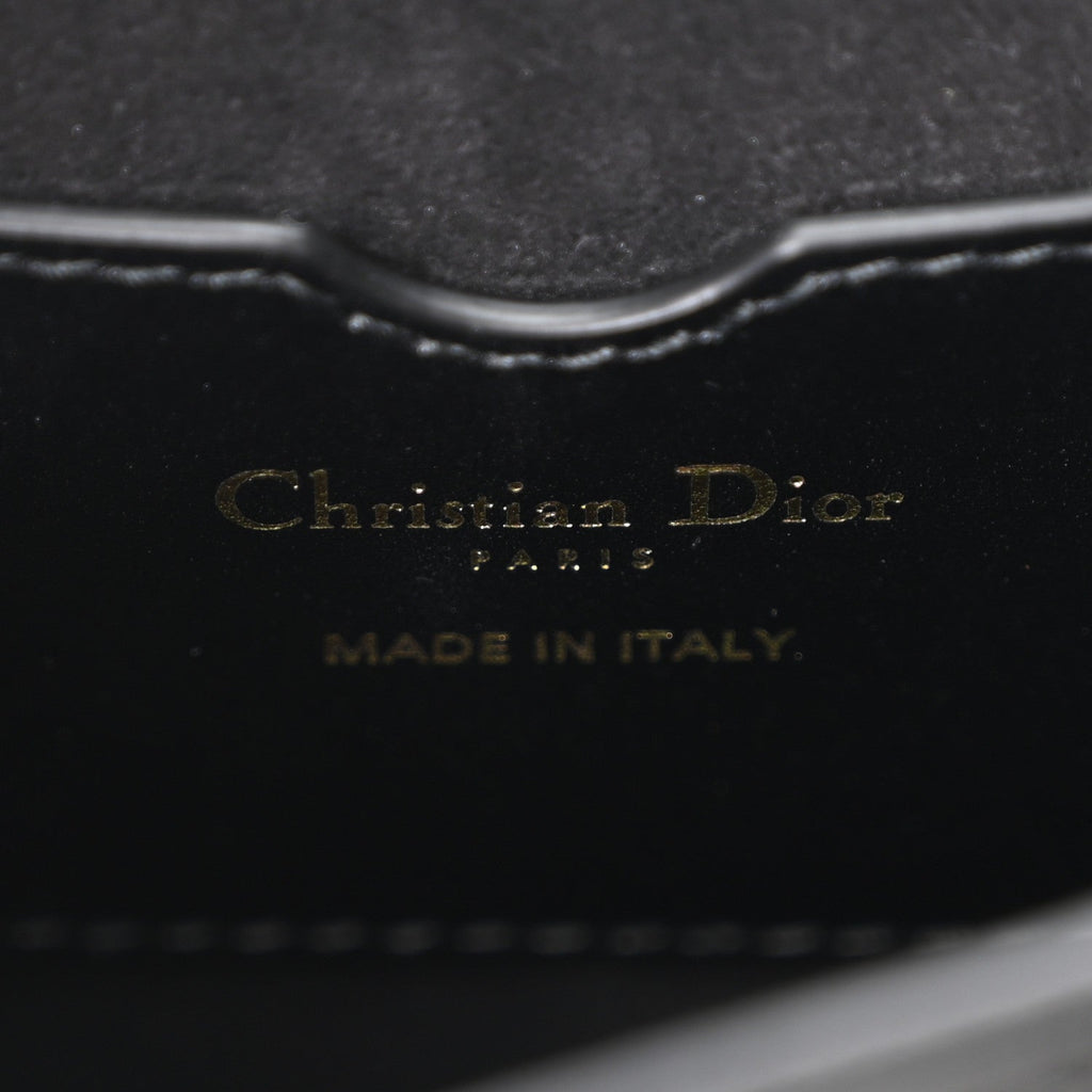 Box Calfskin Medium Bobby Flap Black AT My store
