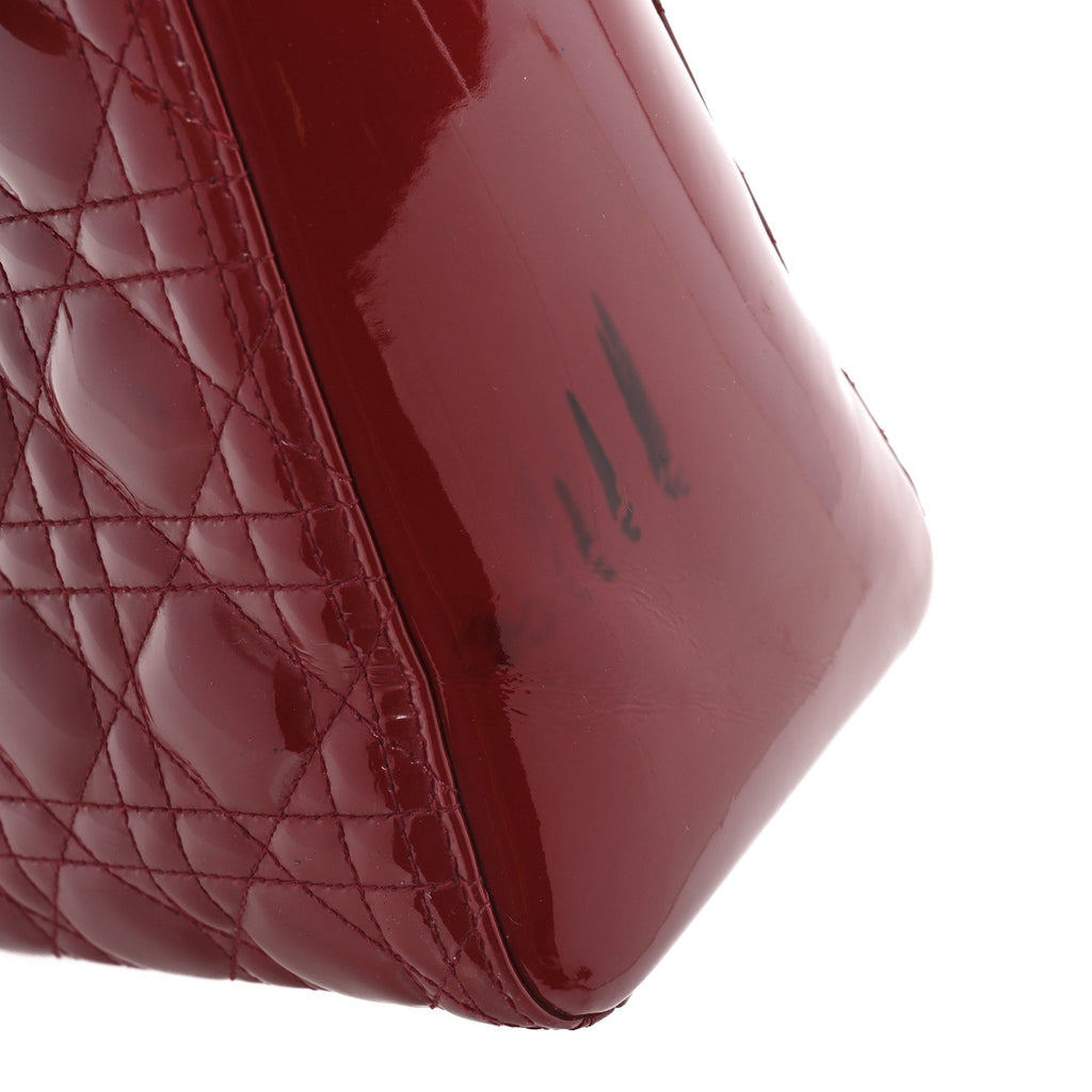Patent Cannage Medium Lady Dior Red AT My store