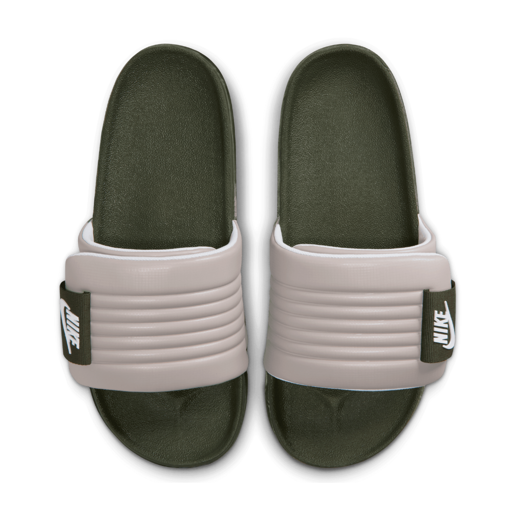 Offcourt Adjust Slides Men's :Cargo Khaki | White