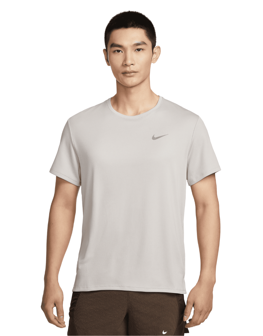 Men's Dri-FIT UV Miler Short-Sleeve Top :Moon Particle | Reflective Silver