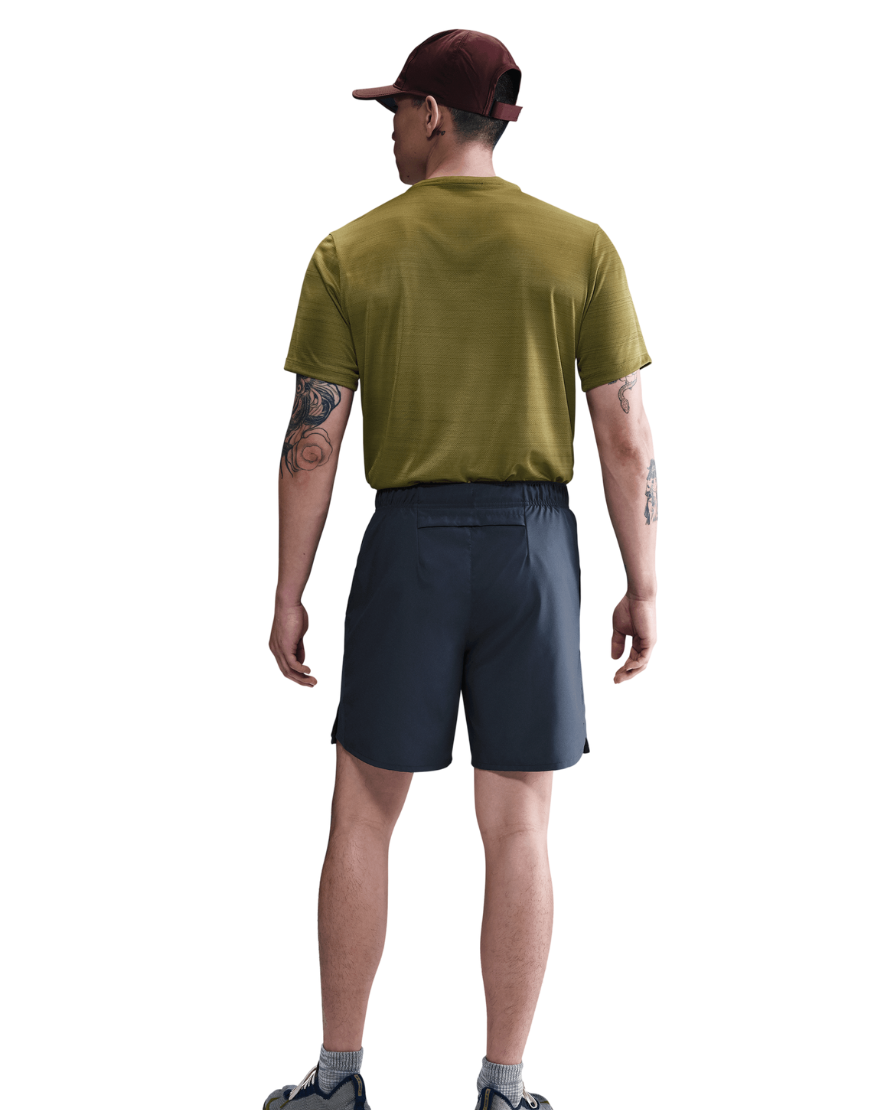 Top Seller Men's 7" Brief-Lined Dri-FIT Challenger Shorts :Thunder Blue | Reflective Silver
