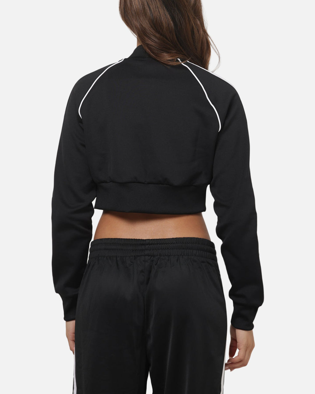 Best-Selling Adidas Women's SST Cropped Track Top Black/White