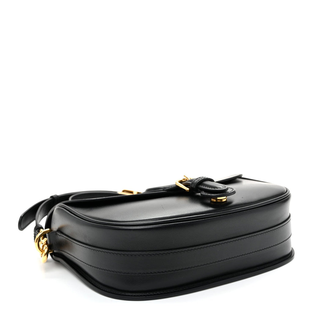 Box Calfskin Medium Bobby Flap Black AT My store