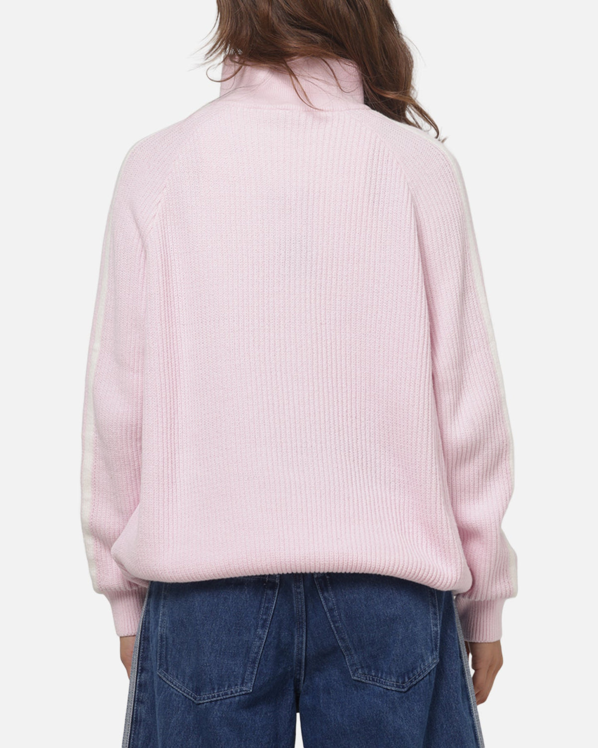 Best-Selling Adidas Women's Funnel Neck Quarter Zip Sweatshirt Pink