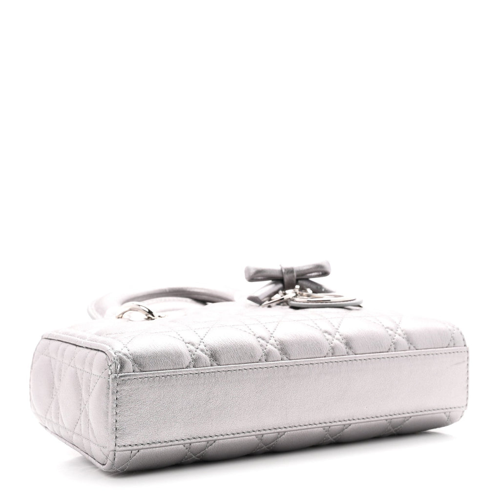 Metallic Lambskin Cannage Small Lady D-Joy AT My store