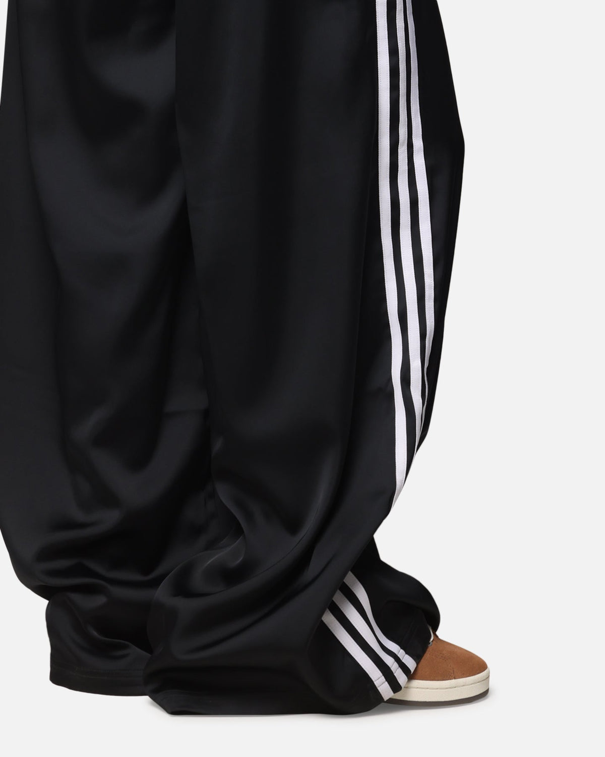 Best-Selling Adidas Women's Satin Wide Leg Pants Black
