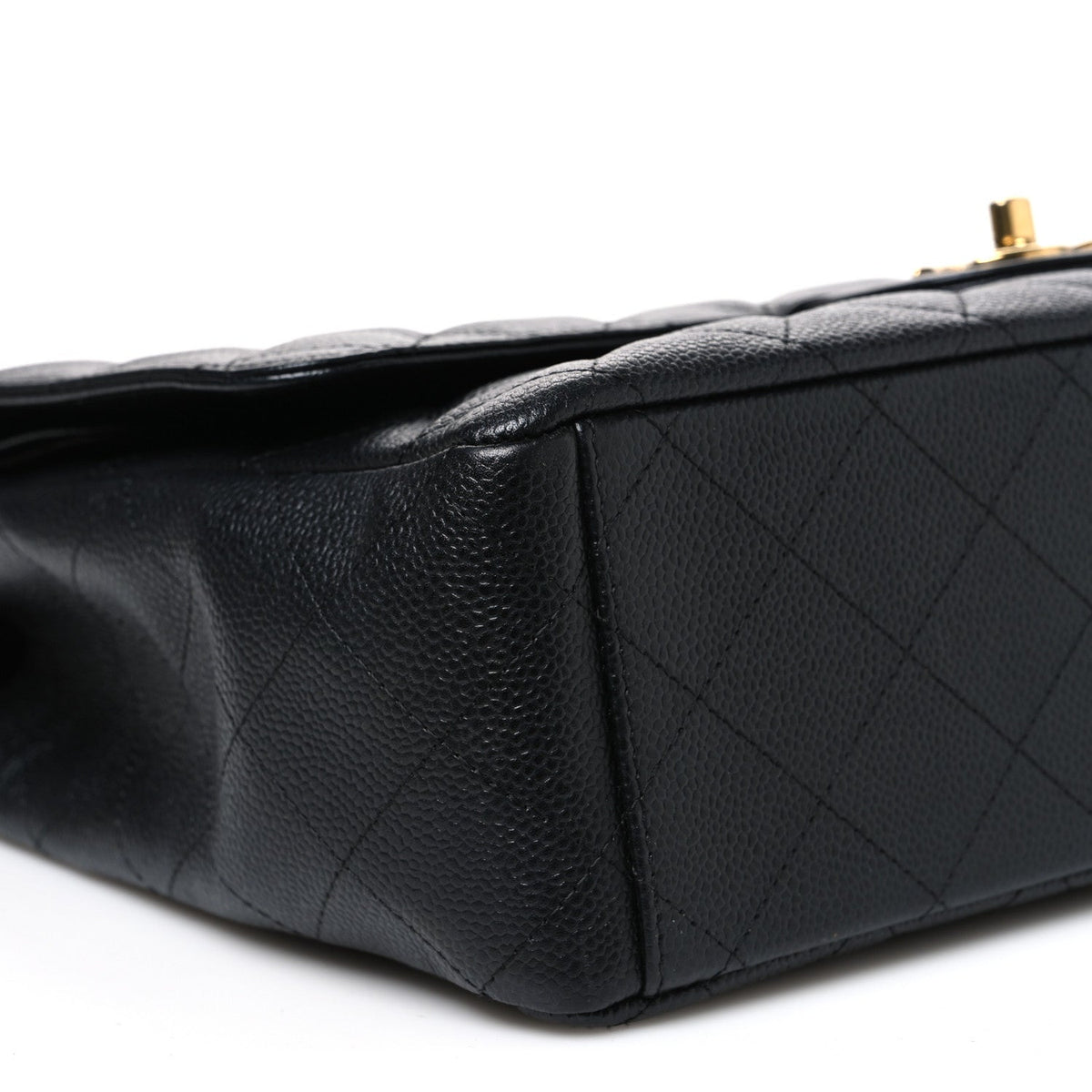 Caviar Quilted Maxi Double Flap Black At My store