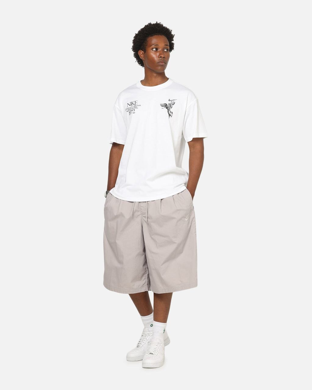 Top Seller Nike Club Sheoul Oversized Shorts College Grey