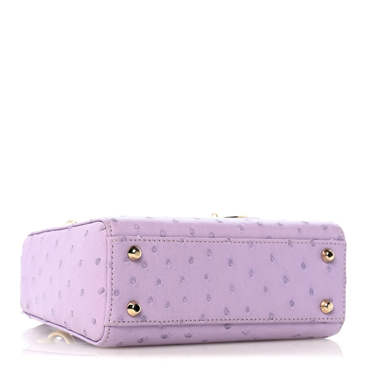 Ostrich Mini Lady Dior Purple AT My store