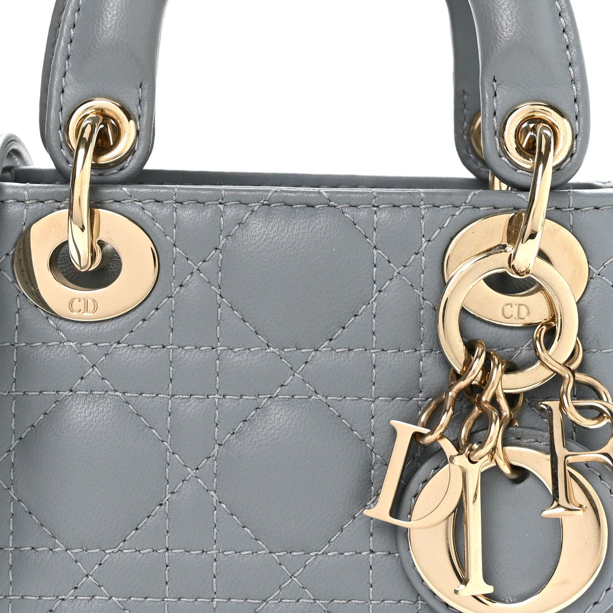 Lambskin Cannage Micro Lady Dior Cloud Blue AT My store
