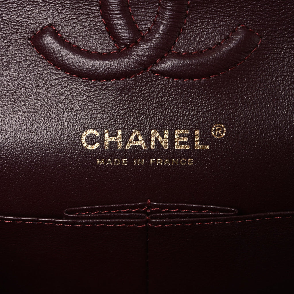 Lambskin Quilted Small Double Flap Black At My store