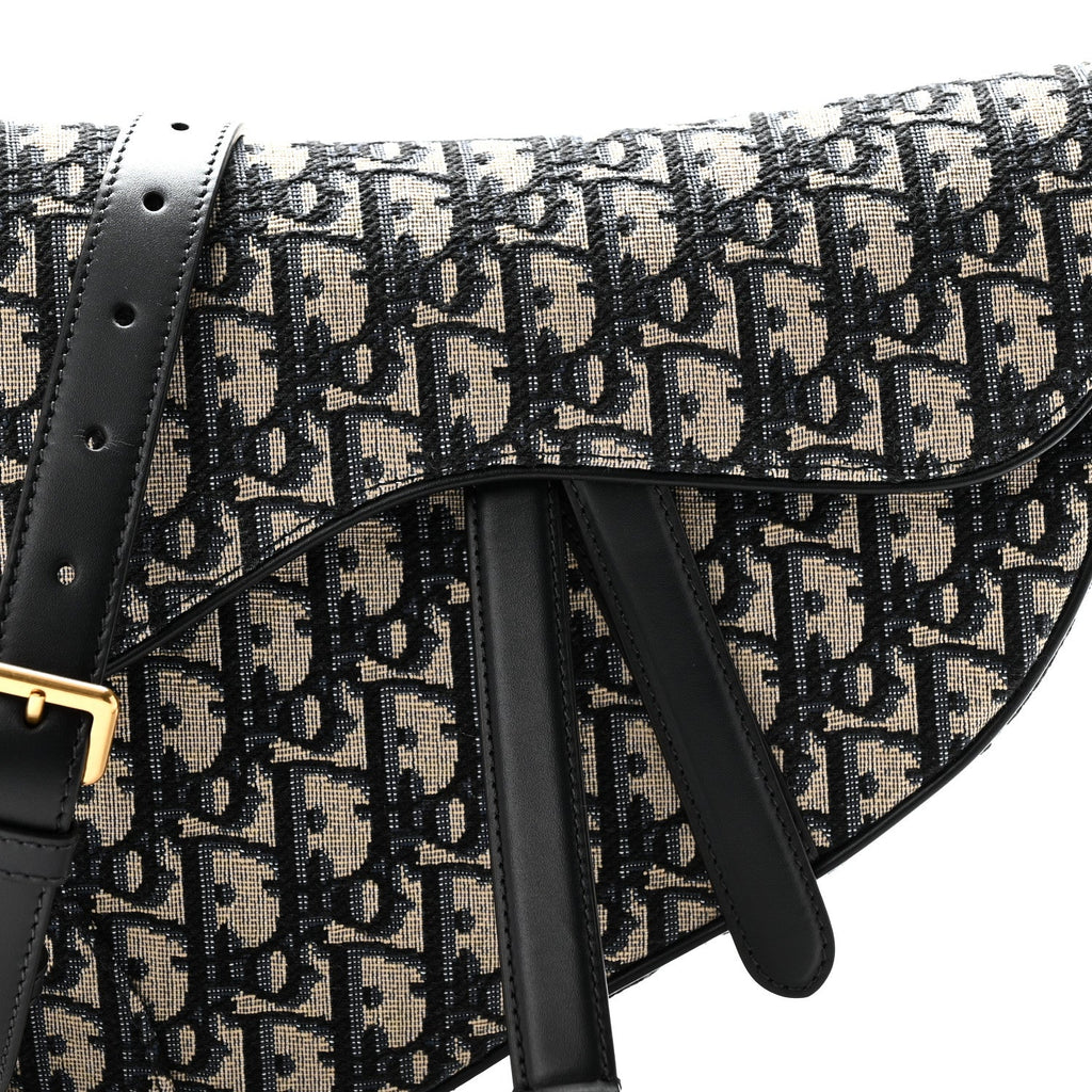 Oblique Saddle Bag With Strap Blue AT My store