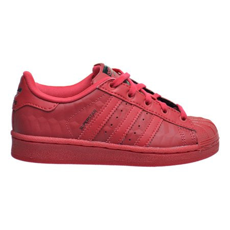 New Arrival Adidas Original SUPERSTAR TRIPLE RED Children - RAYRED/RAYRED/CBLACK/ROURAY/ROURAY/NOIESS